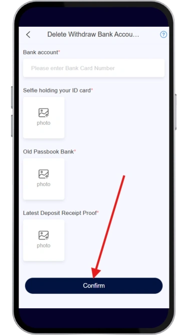 click on confirm button for after login support